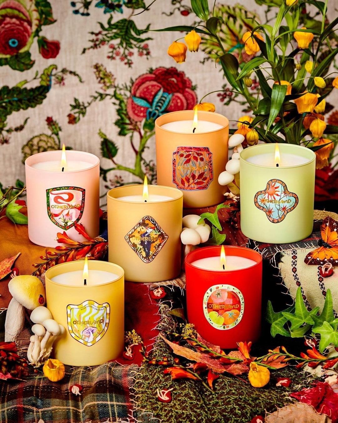 The autumnland candle collection