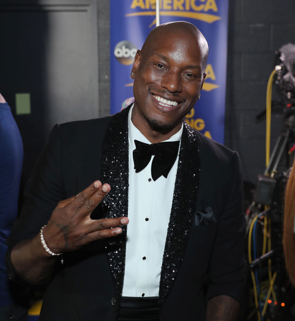 Tyrese Gibson backstage at the 2017 BET Awards