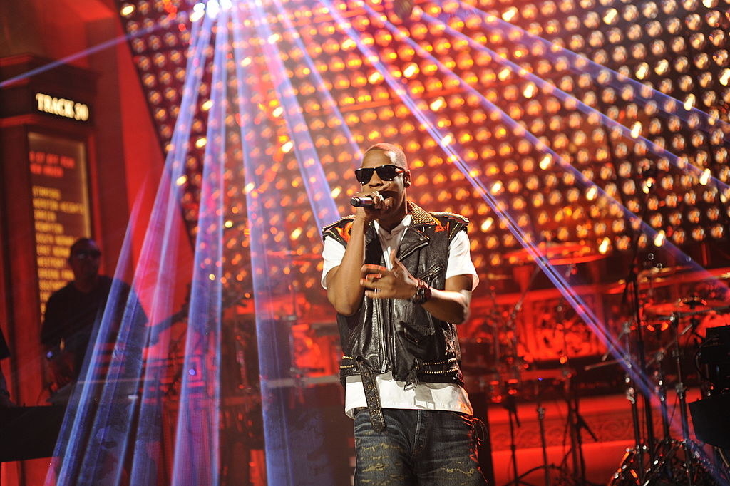 Jay-Z performing on SNL