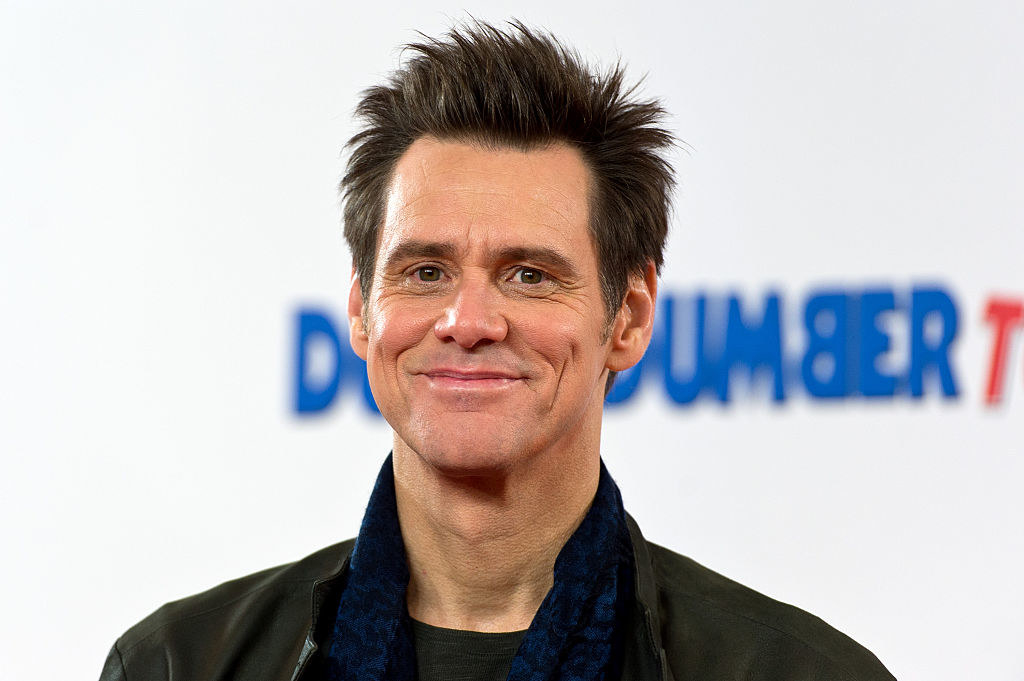 Jim Carrey on the red carpet