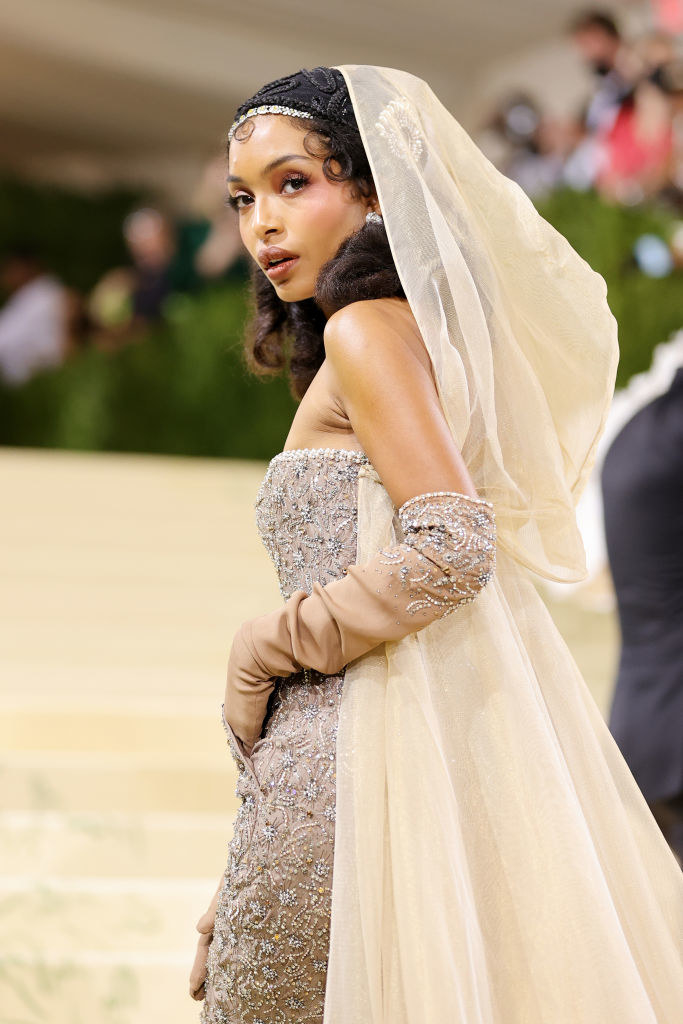 Yara Shahidi attends The 2021 Met Gala Celebrating In America: A Lexicon Of Fashion