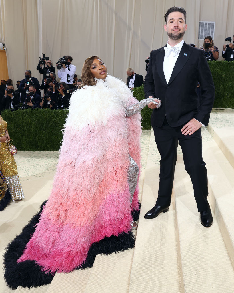 Tennis champion and Reddit cofounder on the Met Gala steps
