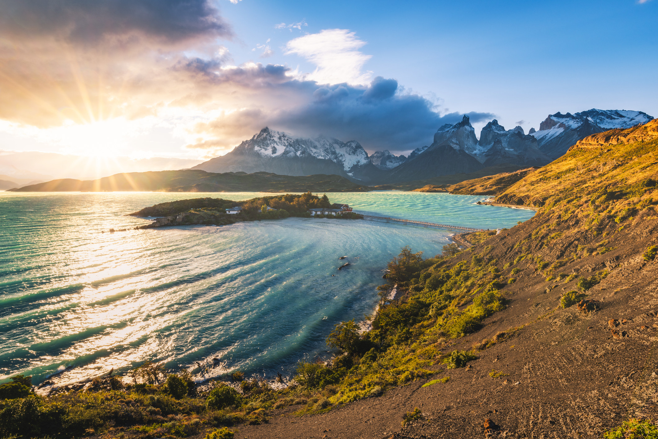Chilean Patagonia at Torres Del Paine National Park.