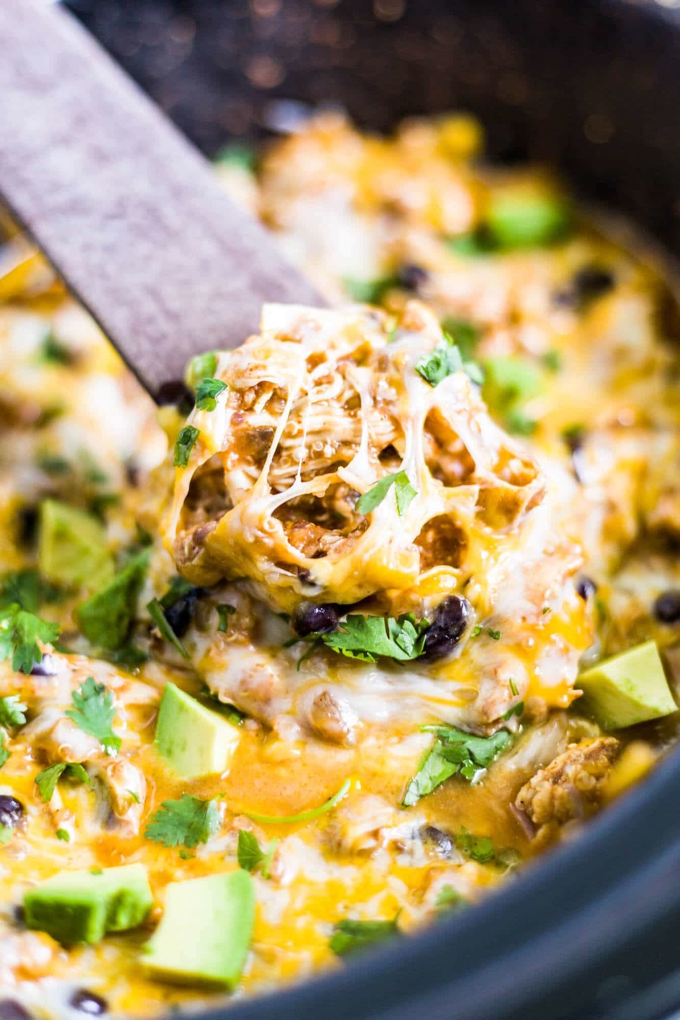 Slow Cooker Mexican Casserole With Quinoa