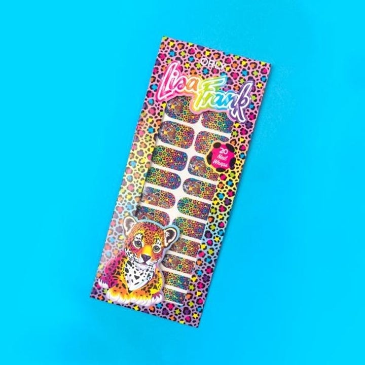 the rainbow leopard nail stickers