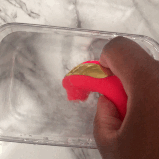 GIF demonstrating suction modes in water