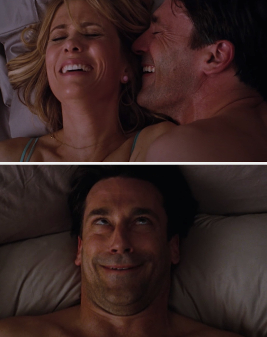 Kristen Wiig and Jon Hamm in a sex scene from &quot;Bridesmaids&quot;