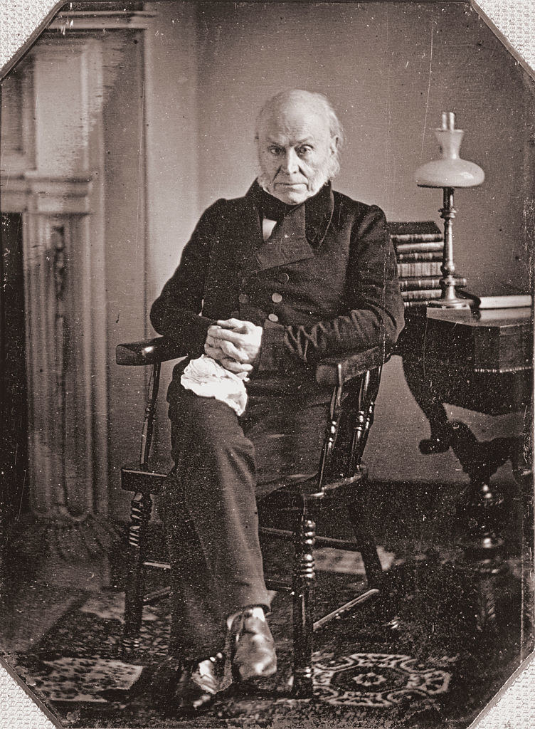 A daguerrotype of John Quincy Adams