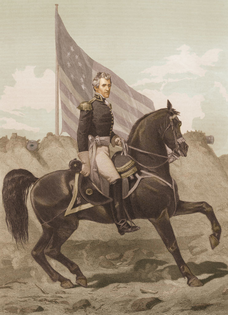 Andrew Jackson as a general going to war