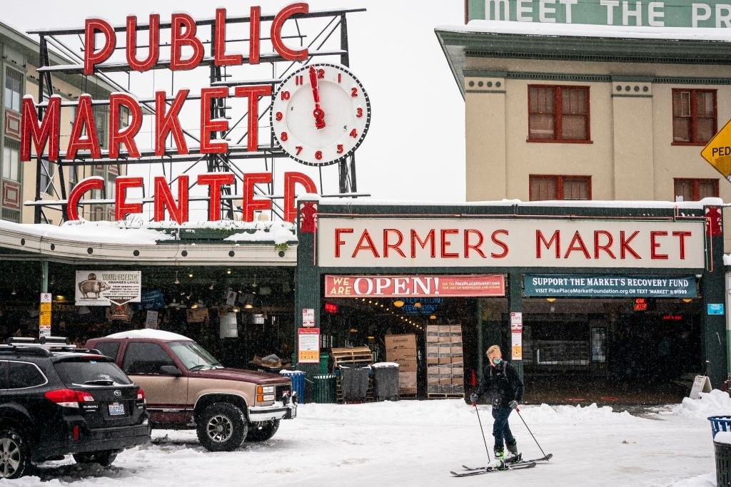 hipstery downtown market