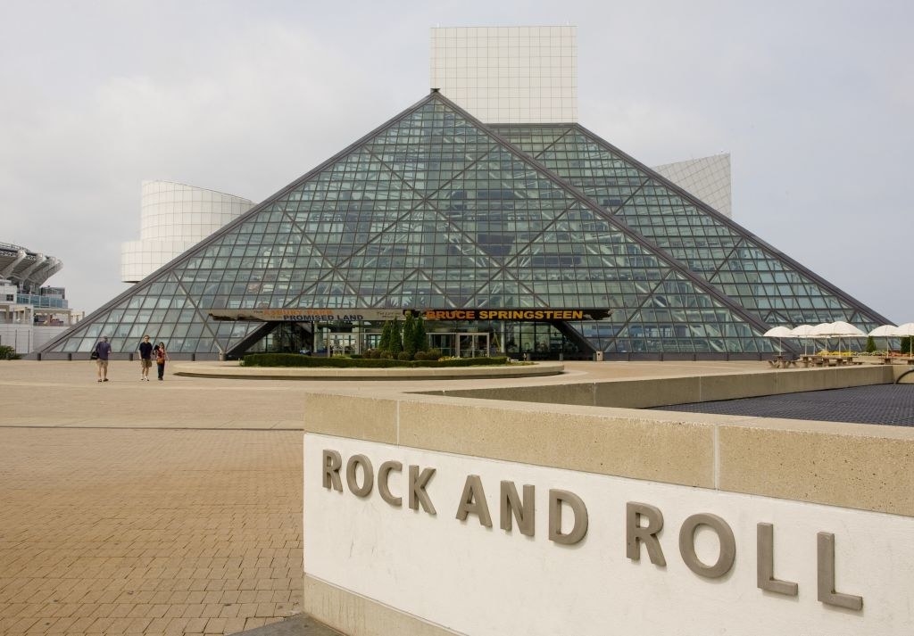 glass pyramid