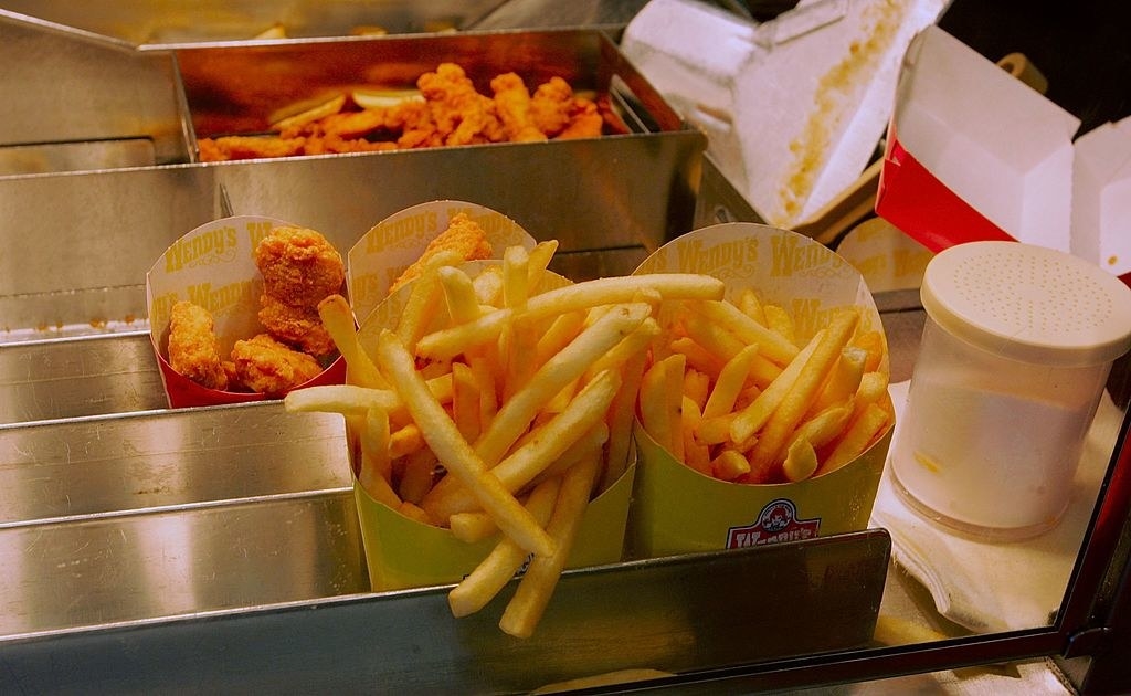 wendy&#x27;s fries and nuggets