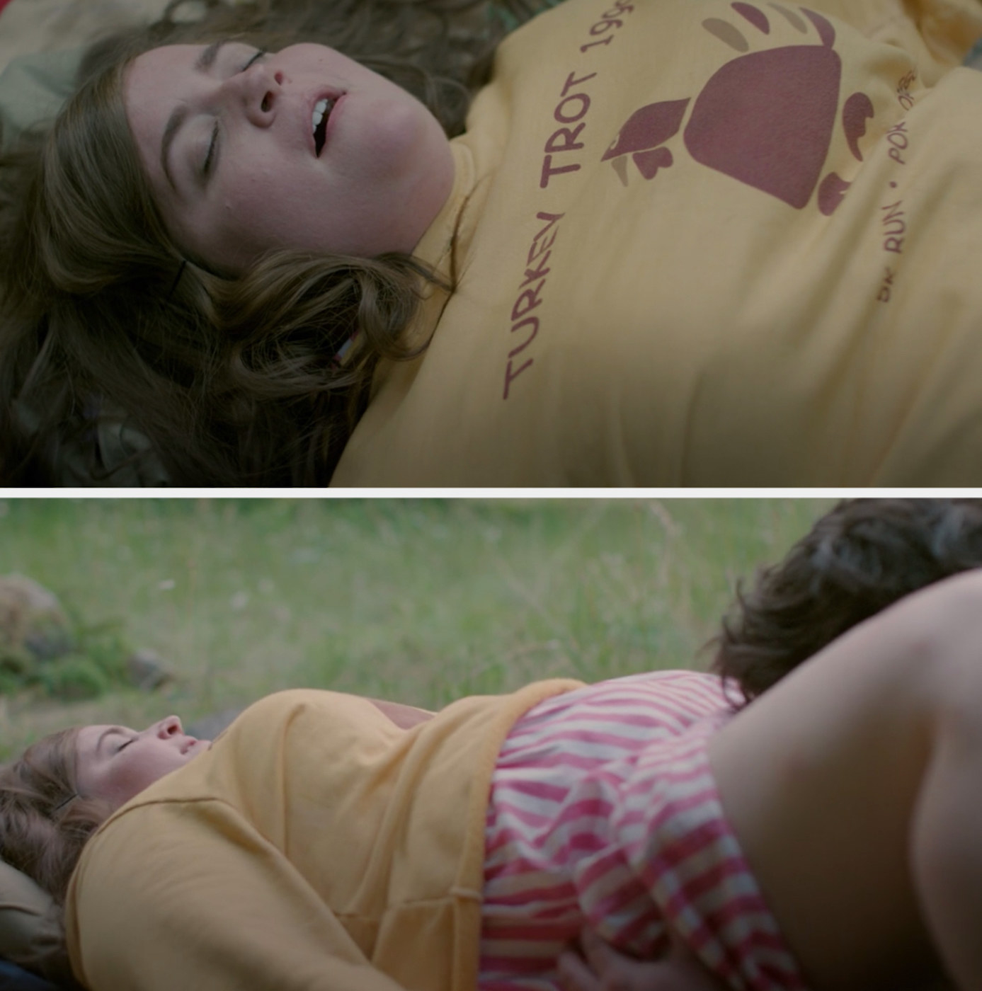 Aidy Bryant and Luka Jones in a sex scene in &quot;Shrill&quot;