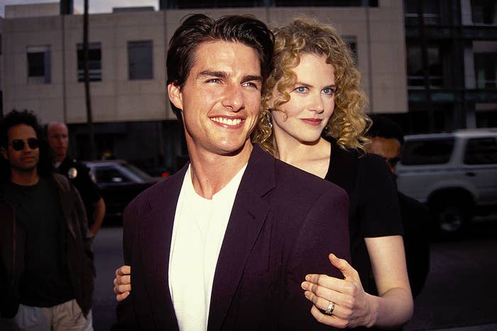 Tom Cruise and Nicole Kidman in Los Angeles 1992