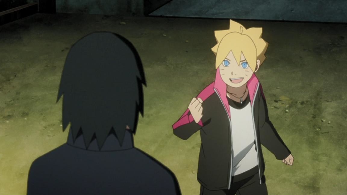 boruto speaks to another person