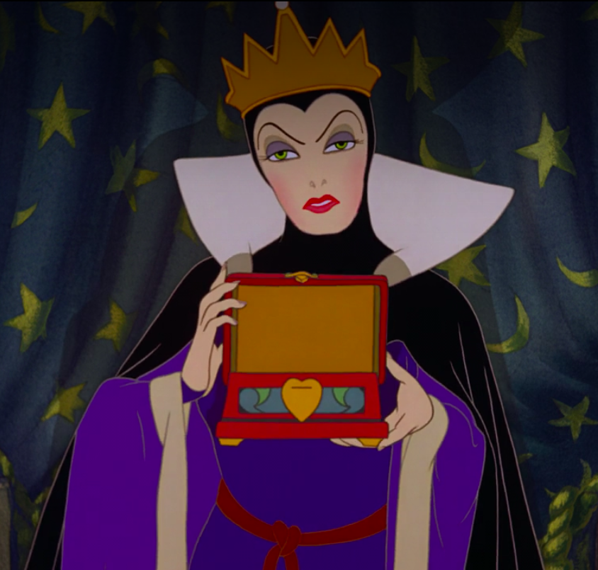 the Evil Queen has a box for Snow White&#x27;s heart