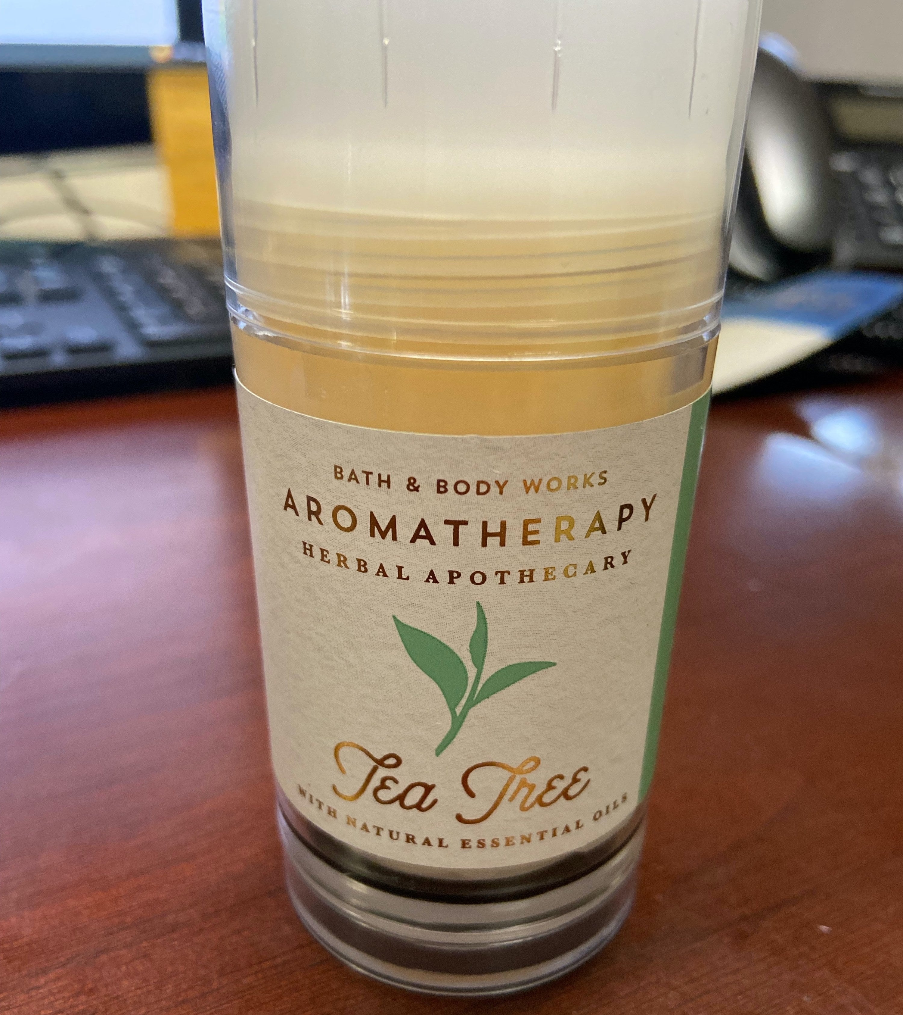 a reviewer photo of the tea tree body balm