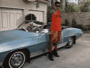 gif of Will Smith dancing in front of car on The Fresh Prince of Bel Air