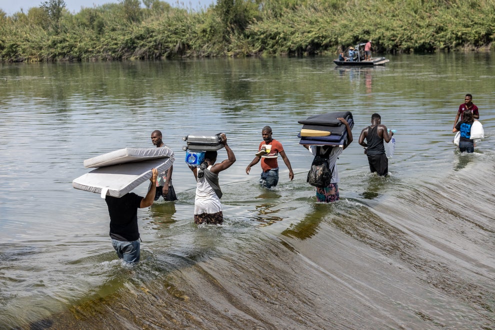 Photos Show Haitian Immigrants At Del Rio, Texas, Camp