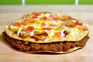 Mexican pizza from Taco Bell