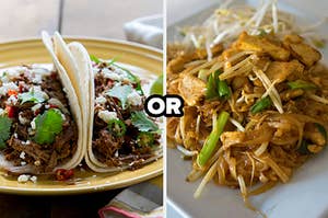 tacos or pad thai