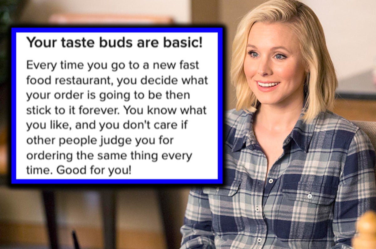 How Basic Is Your Fast Food Order Quiz