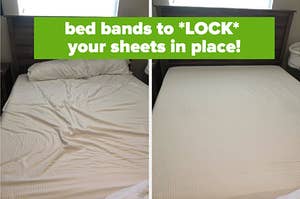 bed bands locking sheets in place 
