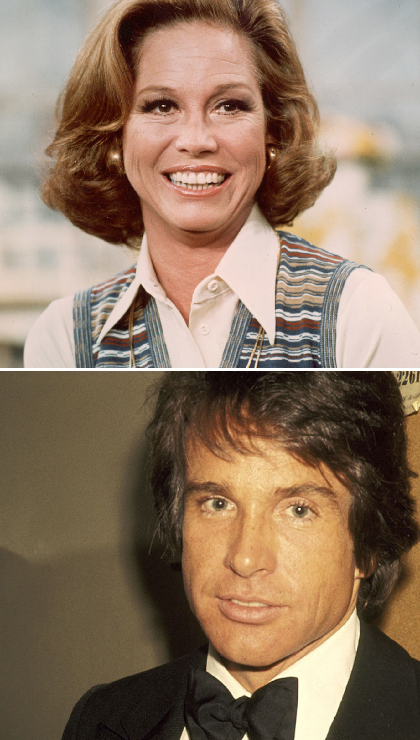 Moore on &quot;The Mary Tyler Moore Show;&quot; Beatty at the Kennedy Center in 1977