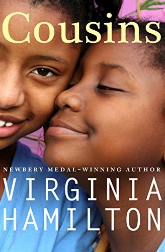 Close up photo of two Black teen girls smiling with title text above and author name below