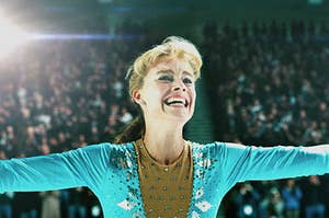 Tonya Harding in the film I, Tonya