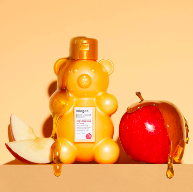 the product in honey bear shaped packaging