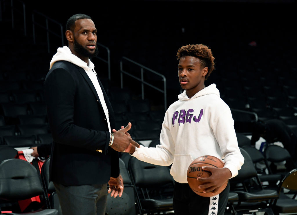 pic of lebron and his son