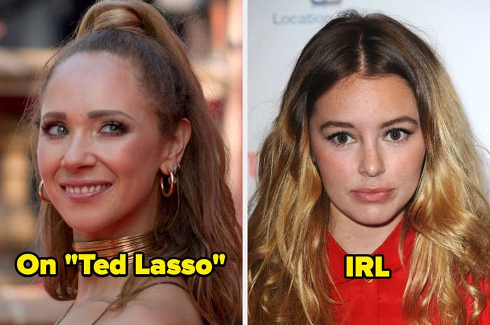 Juno Temple&#x27;s character Keeley on Ted Lasso and Keeley Hazell in real life