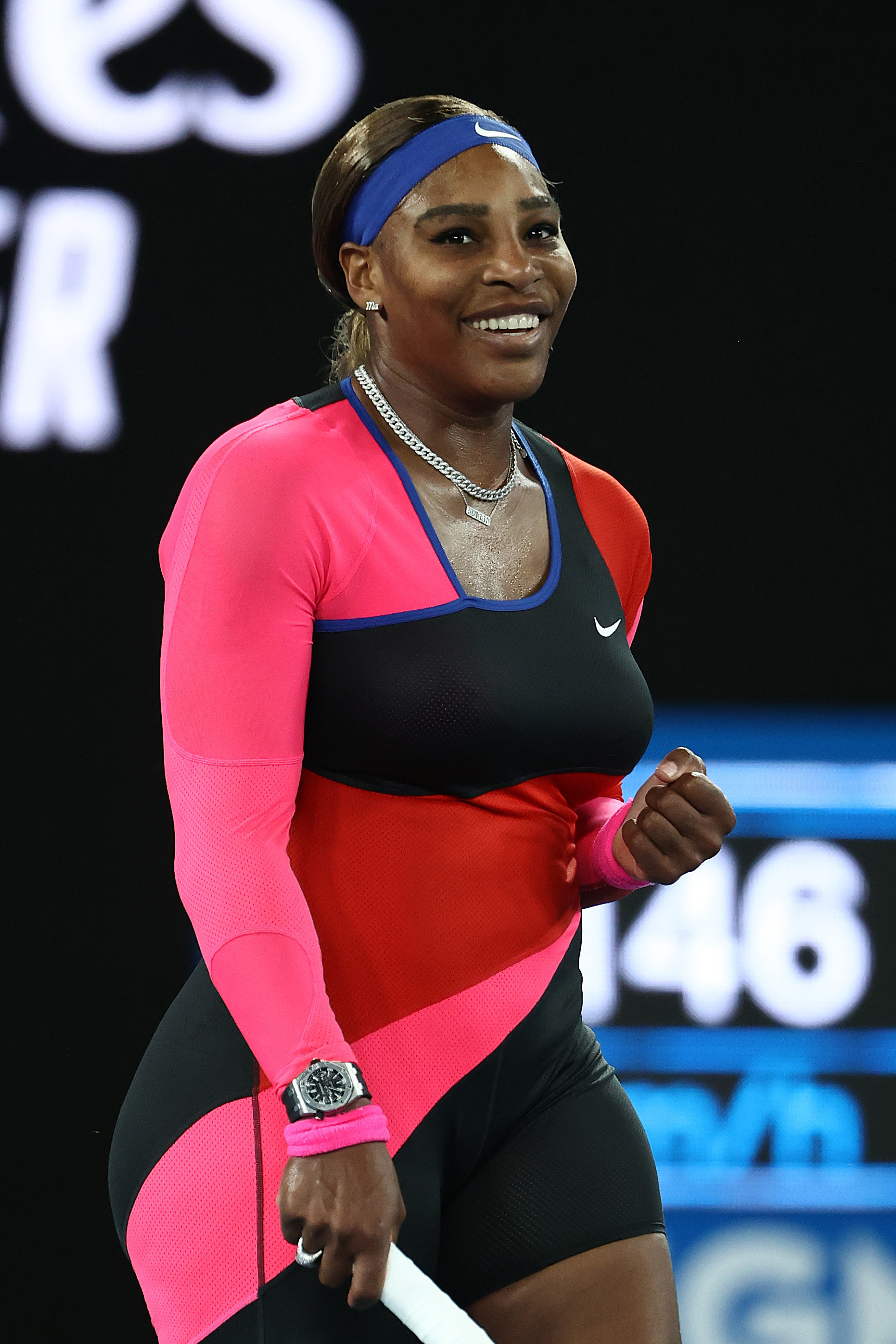 Williams at the Women&#x27;s Singles Quarterfinals match in 2021