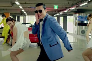 Psy in the Gangman Style music video