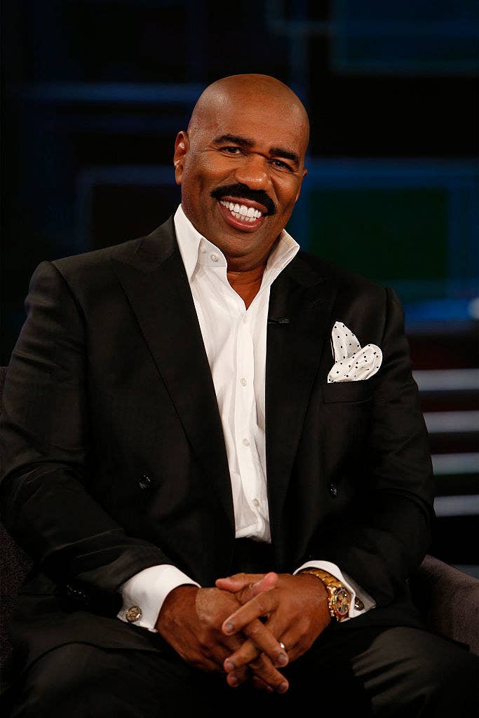 Steve Harvey smiling