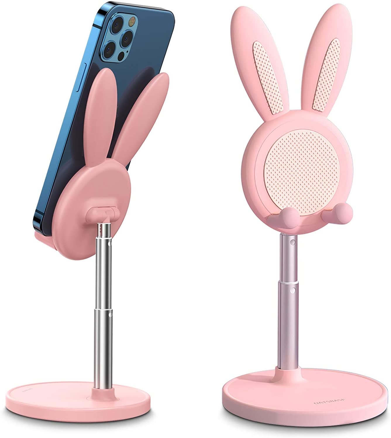 Soporte para celular con diseño de orejas de conejo