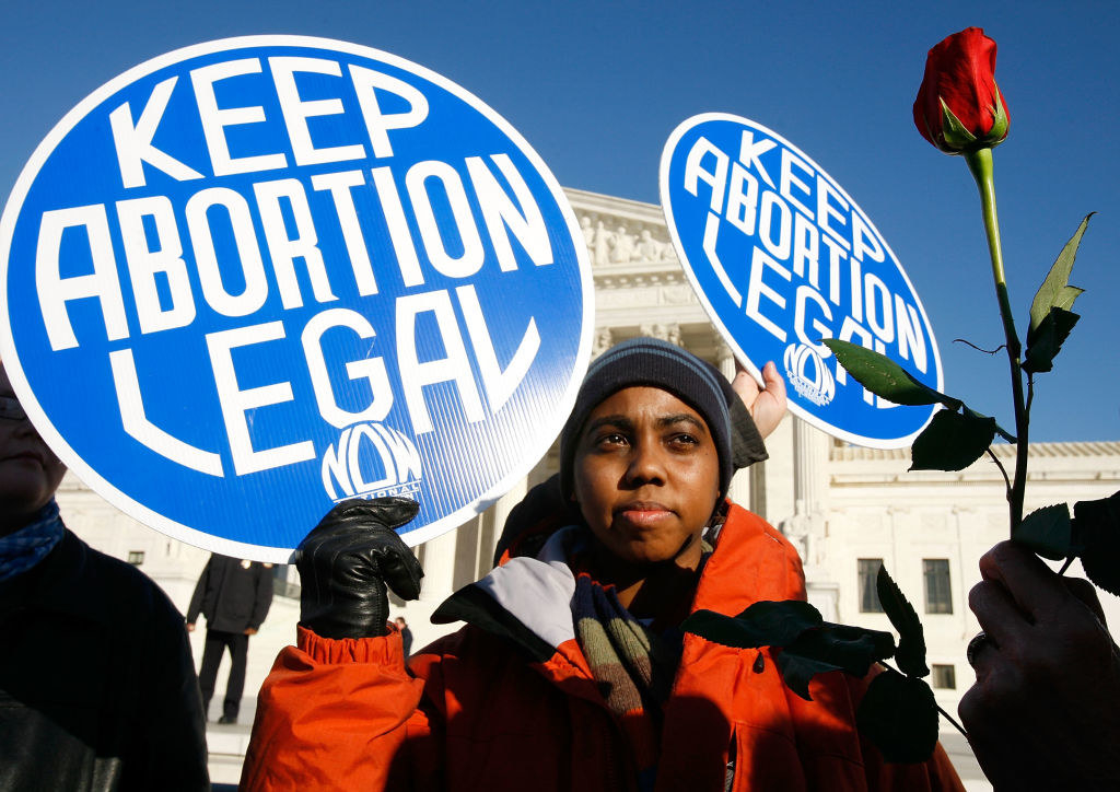 pro-choice protestors