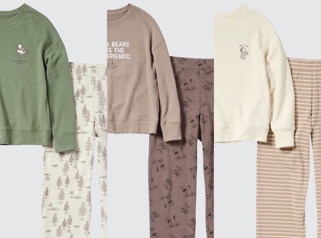 SALE／56%OFF】 ユニクロUNIQLO×ディズニーくまのプーさんフリースパジャマ90cm