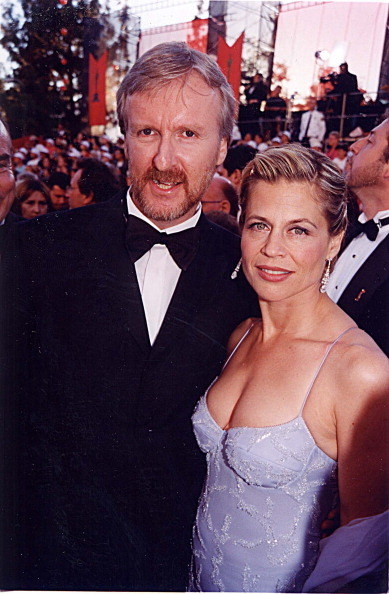 James Cameron and Linda Hamilton