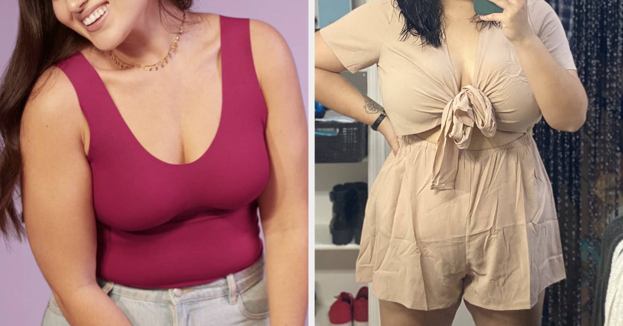 I've got saggy boobs & am proud to go braless - the trick is to buy tops in  a smaller size and a thick material