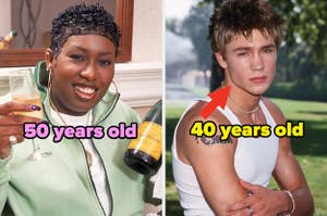Missy Elliott in the late '90s; Chad Michael Murray in the early '00s