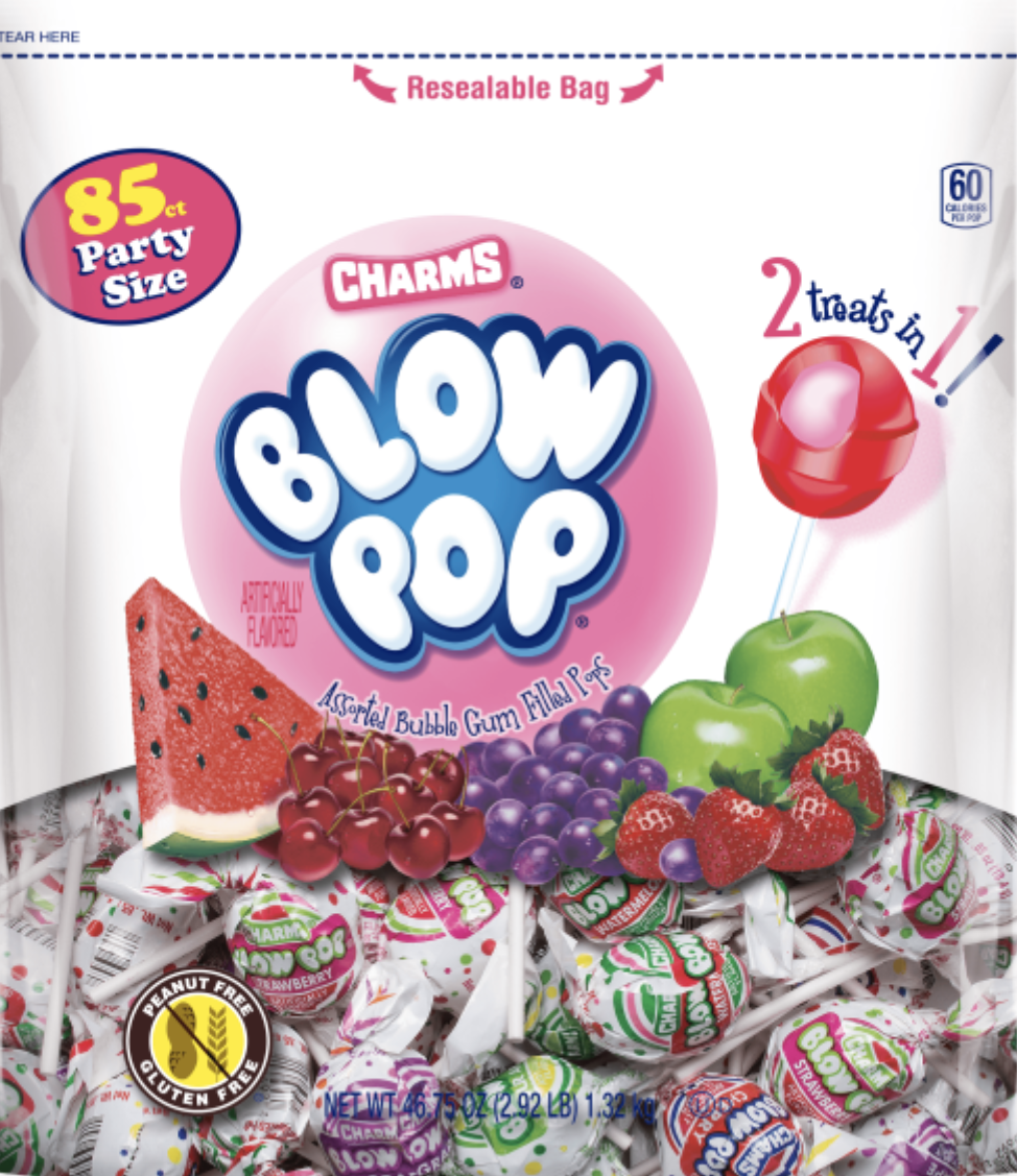 bag of blow pops
