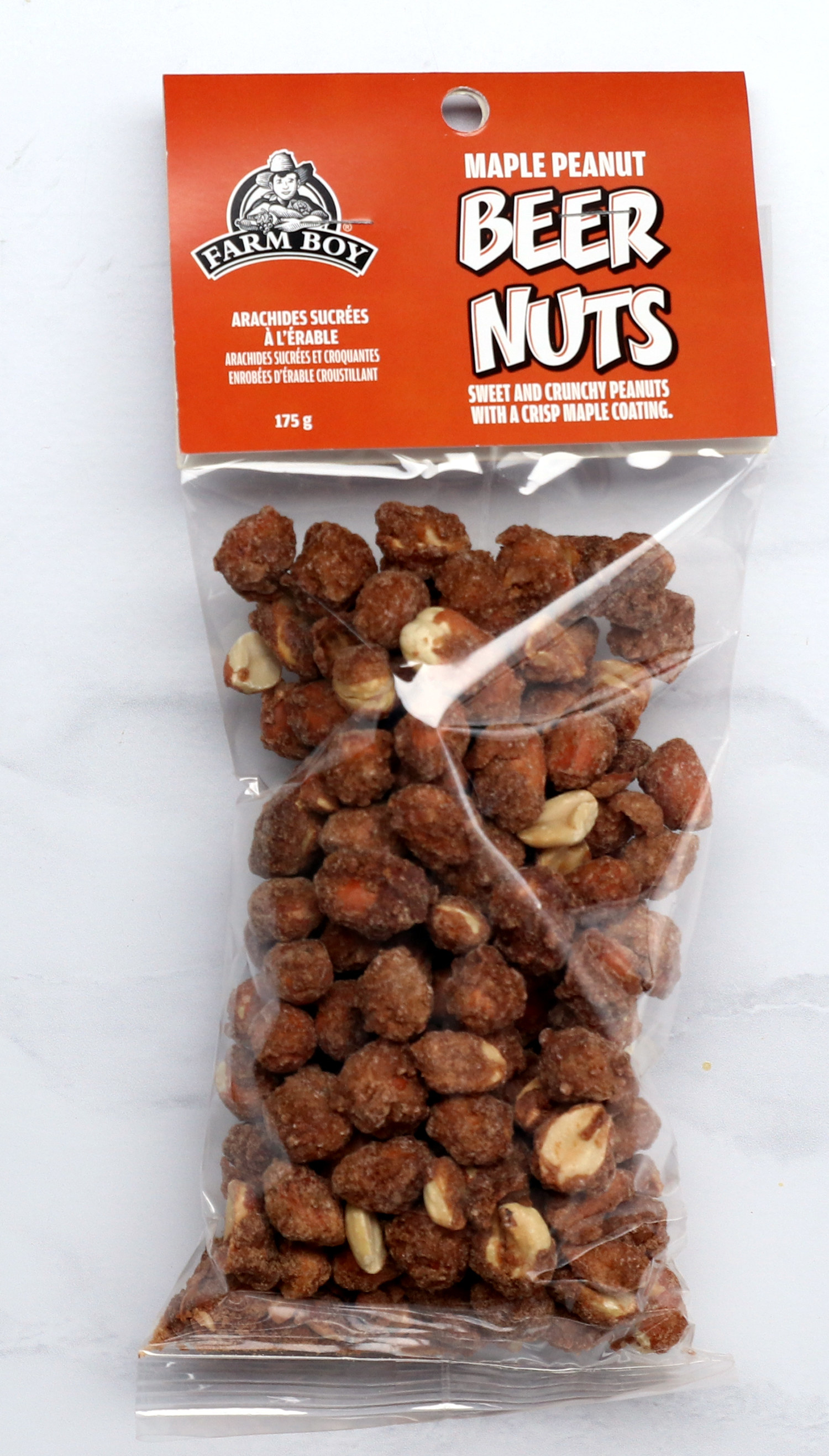 An overhead product shot of Beer Nuts
