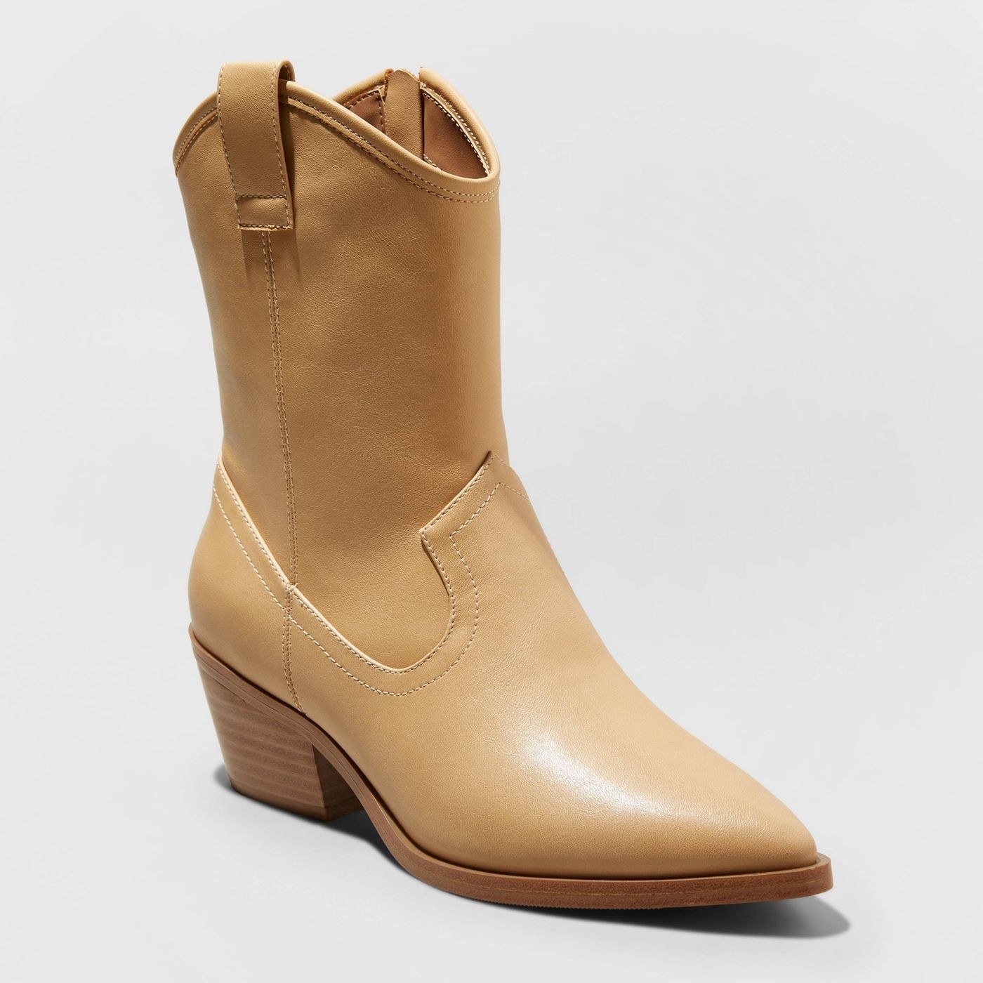 tan cowboy boot style boot