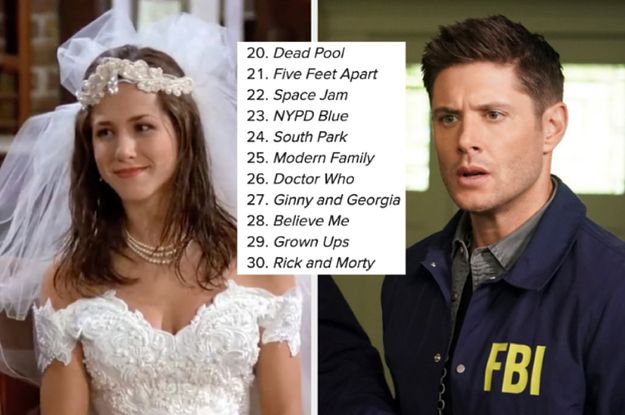 If You've Seen 20 Or More Of These Show And Movies, Please Marry Me