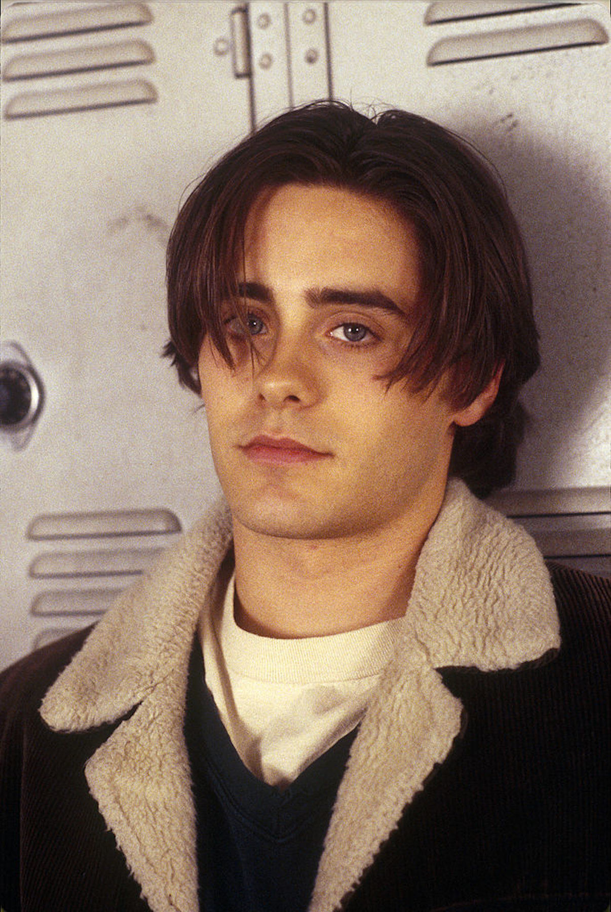 Leto on the set of "My So-Called Life"