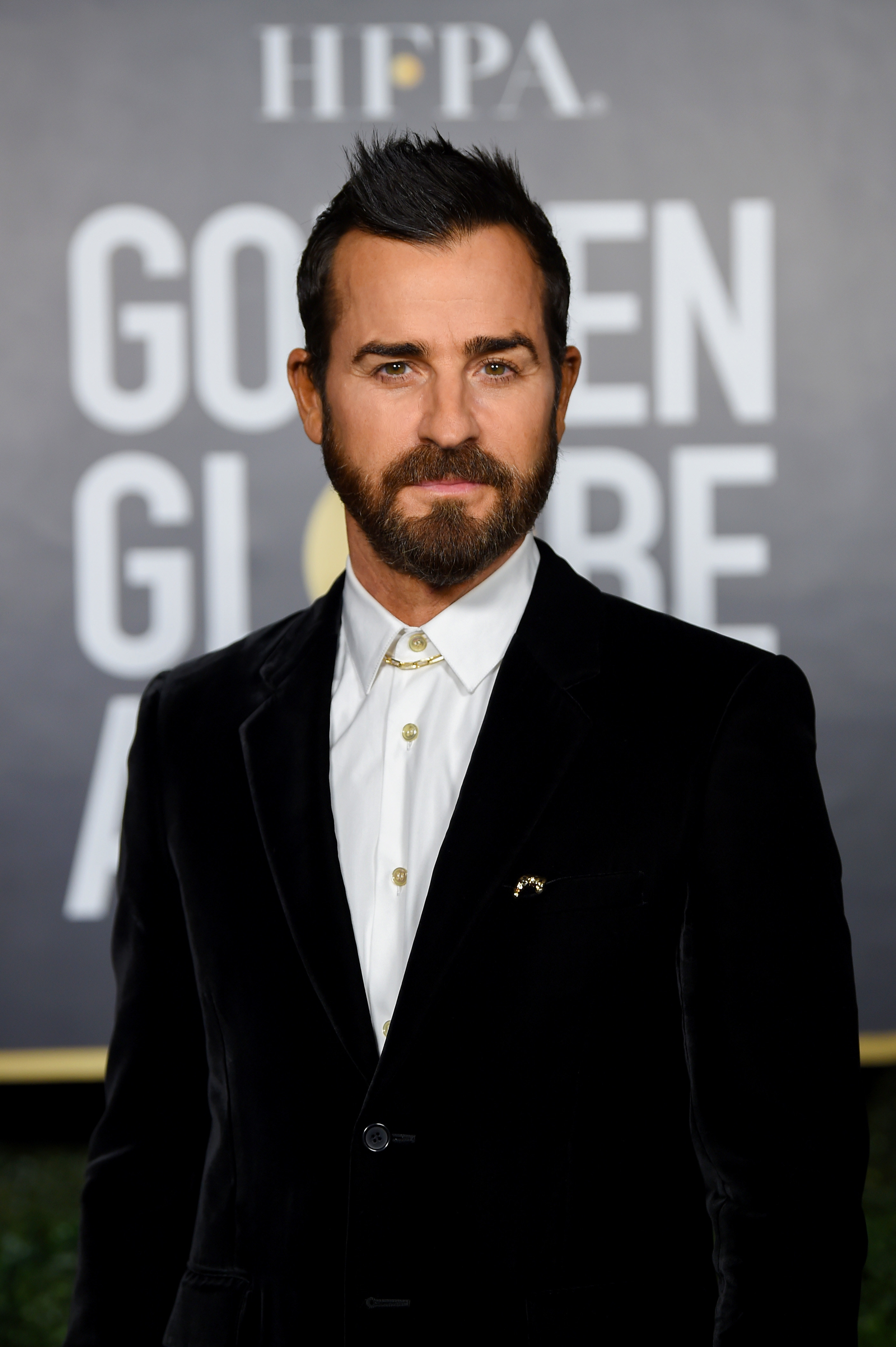 Theroux at the Golden Globe Awards in 2021