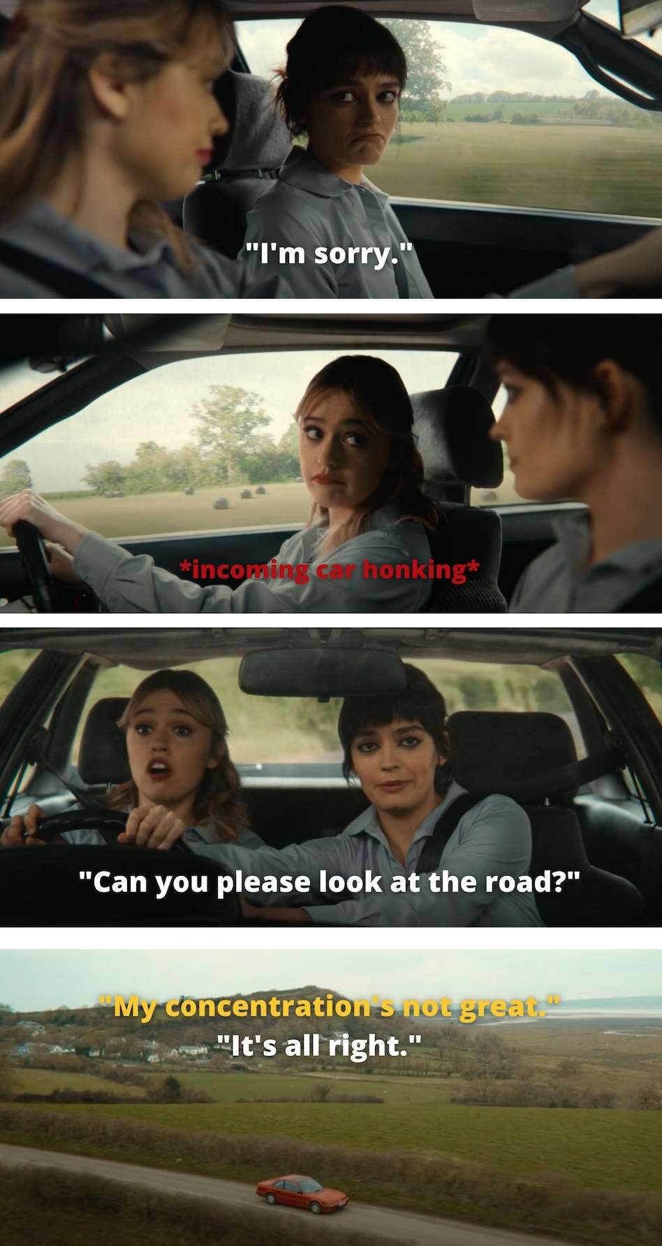 &quot;can you please look at the road&quot; scene