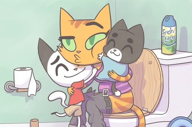 21 Comics About Being A Mom (Whos Also A Cat)